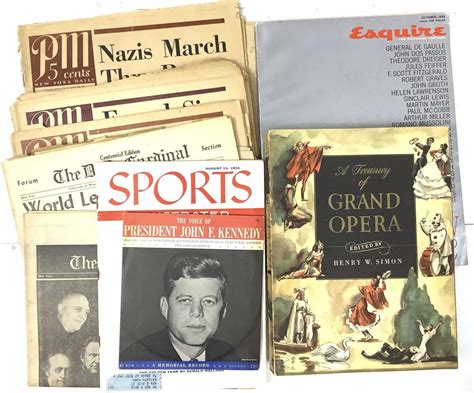 Lot Assorted Vintage Magazines And Newspapers