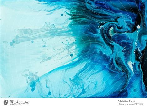 Abstract Flow Of Liquid Paints In Mix A Royalty Free Stock Photo From
