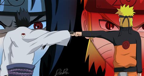 Cav Tsuna And Daemon Justbanter Vs Naruto And Sasuke Thevivas