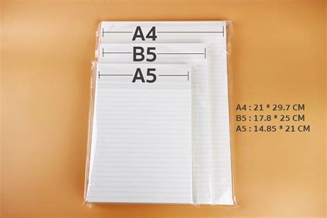 A4 B5 A5 A6 กระดาษเนื้อใน กระดาษโน๊ต เส้นบรรทัด เส้นตารางลายกริด