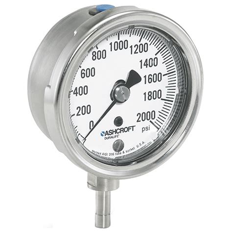 251009swl02l600 Ashcroft Industrial Pressure Gauge Valin