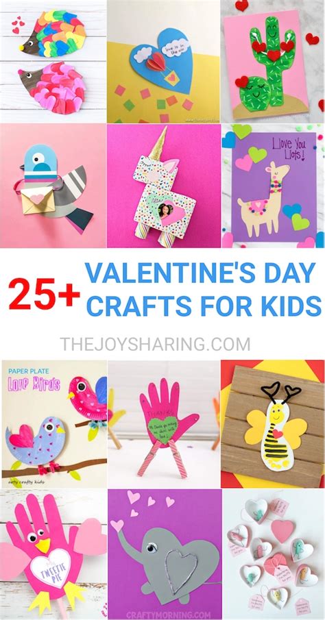 Cut and trim away the extra paper. 25+ Valentine's Day Crafts for Kids of All Ages - The Joy ...