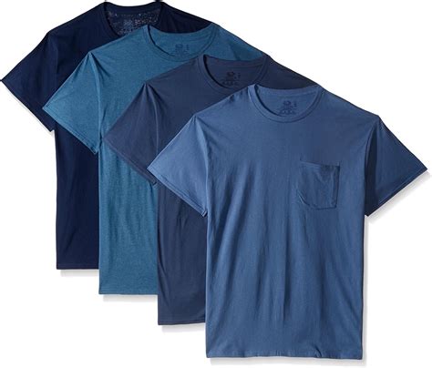 Fruit Of The Loom Mens Heavy Cotton Hd T Shirt With Pocket At Amazon