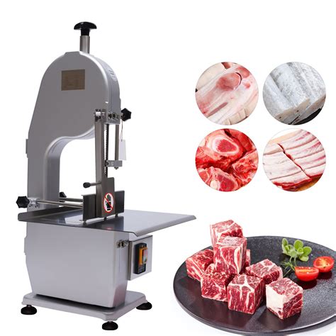 buy commercial meat saw machine 1500w heavy duty frozen meat cutter 210mm sawing wheel butcher