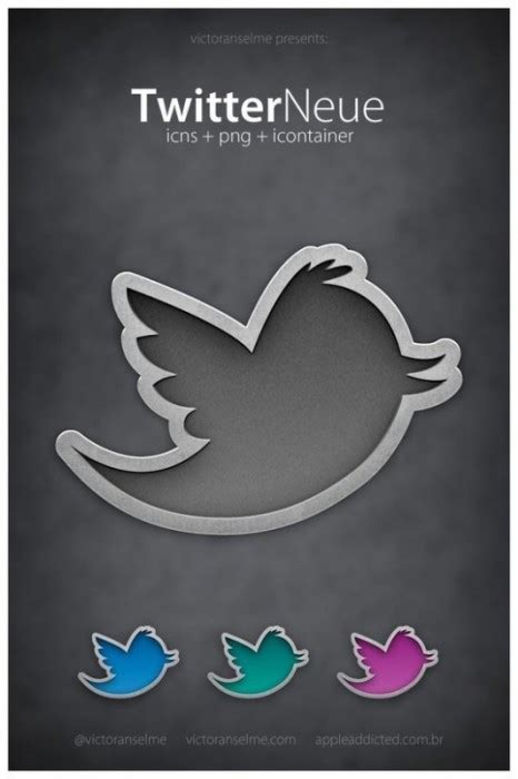 30 Free And Useful Twitter Icon Sets
