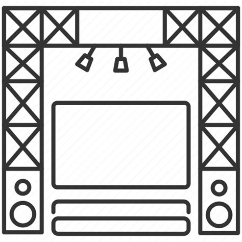Entertainment center, entertainment center icon, home theater, tv set icon - Download on Iconfinder