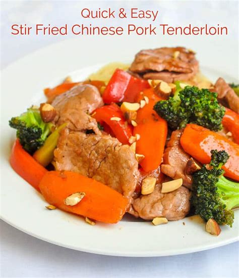Stir Fried Chinese Pork Tenderloin A Great Quick And Easy Basic Recipe