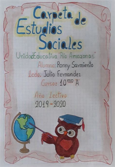 Caratulas Para Estudios Sociales Faciles