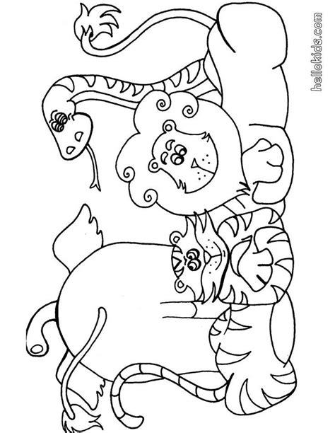 Grassland Animals Coloring Pages Coloring Home