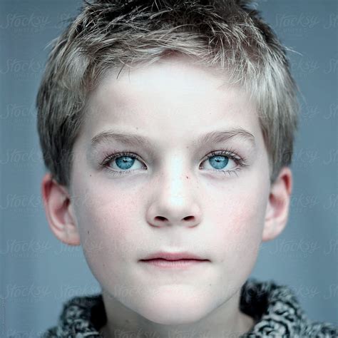 Face Of An Angelic Boy By Marcel Boy Cute