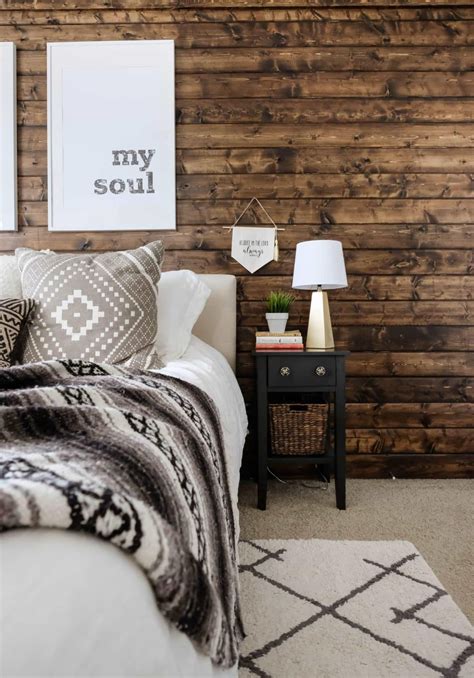 How To Build A Wood Plank Accent Wall Easy Diy Tutorial Home Decor
