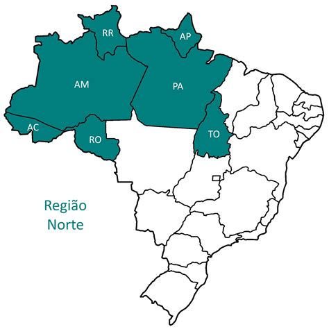 Região Norte Geografia Do Brasil Infoescola