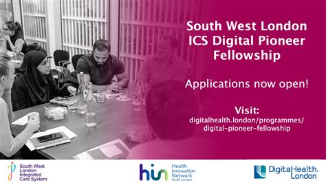 South West London ICS Digital Pioneer Fellowship Opens For Applications DigitalHealth London