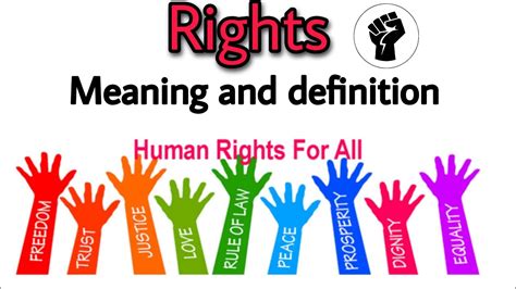 Rights Meaning And Definition Youtube