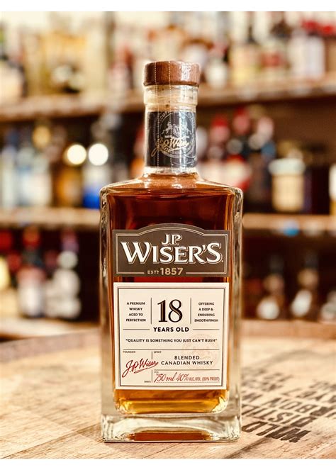 j p wiser s 18 year old canadian whisky 750ml roma wines and liquors