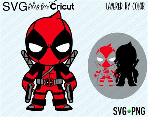 Deadpool Svg Layered Svg Cut File Cricut Superhero Svg Etsy