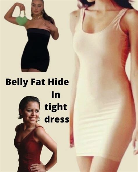 How To Hide Belly Fat In A Tight Dress With Bodycon And Shapewear