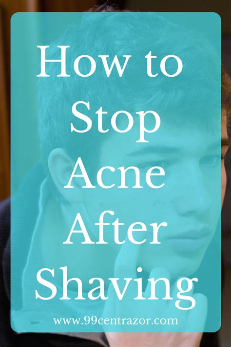 How To Stop Acne After Shaving 99 Cent Razor