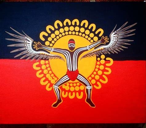 Aboriginal Flag Art Australian Aboriginal Art Flag Art Print By Allwellia Redbubble Alibaba