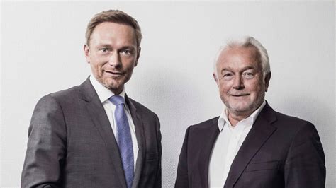 Die freie demokratische partei (kurzbezeichnung: FDP-Politiker im Doppel-Interview | Lindner und Kubicki ...