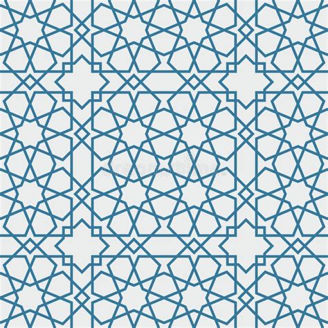 Traditional Islam Geometric Pattern Seamless Stock Vector