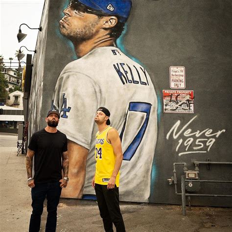 Julio Urias In Front Of His Mural In Los Angeles Rdodgers