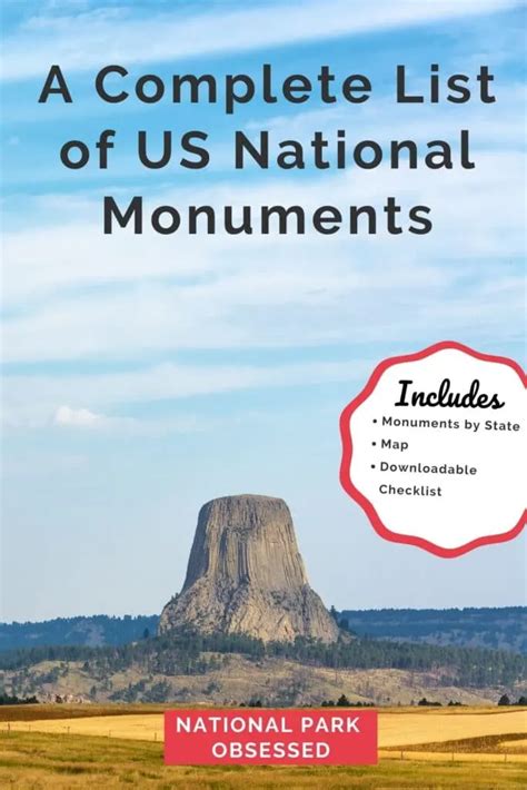 The Complete List Of Us National Monuments By State 2022 Update