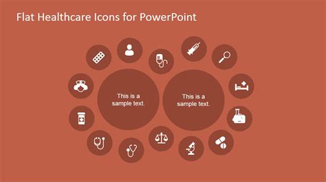Flat Healthcare Icons For Powerpoint Slidemodel