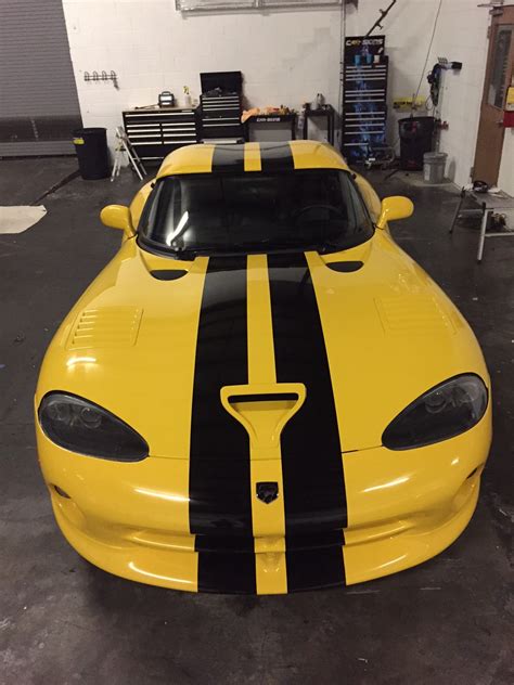 The server cannot process the request because it is malformed. Yellow Viper - G2G Gloss Black Racing Stripes | Car-Skinz