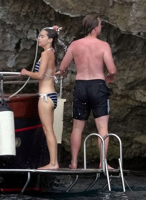 Emilia Clarke Looks Haggard In A Bikini On Vacation In Italy 55 Photos