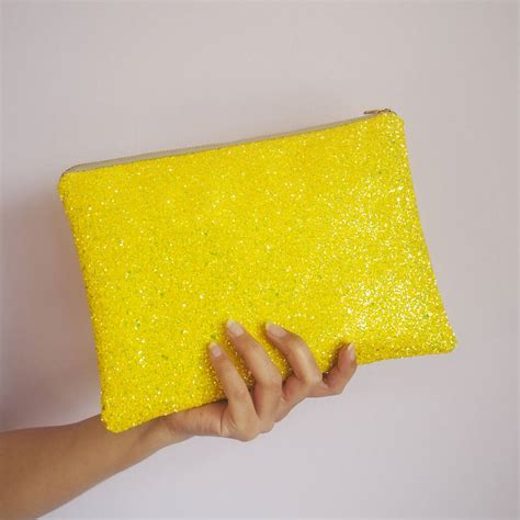 Sparkly Glitter Clutch Bag By Suki Sabur Designs
