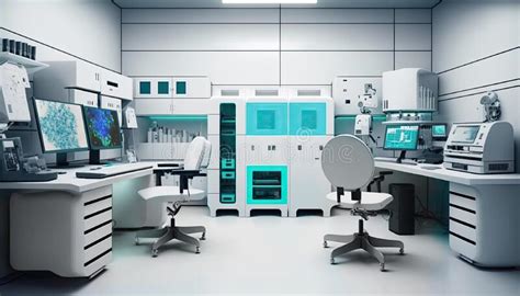 Scientific Research Laboratory Pharma Biotech Lab Interior Ai