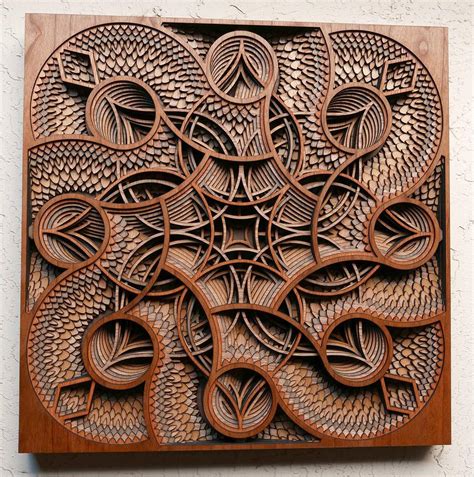 Stunning Laser Cut Wood Relief Sculptures By Gabriel Schama