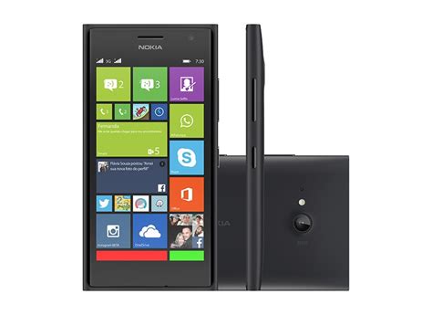 Smartphone Nokia Lumia 8gb 730 67 Mp 2 Chips Windows Phone 81 Wi Fi