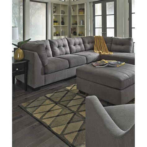 Maier Charcoal 2 Piece Sectional With Laf Chaise 452001667 Ashley