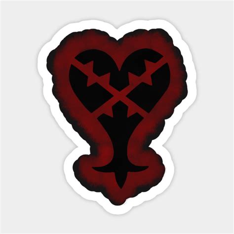 Heartless Symbol Kingdom Hearts Kingdom Hearts Sticker Teepublic
