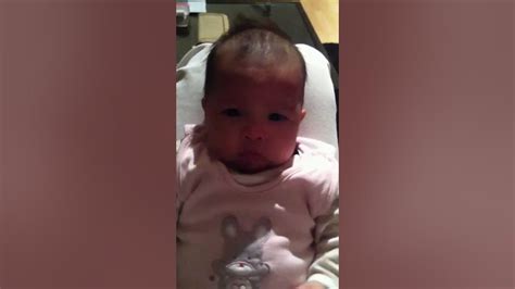 Half White Half Filipino Two Months Old Baby Girl Talking Youtube