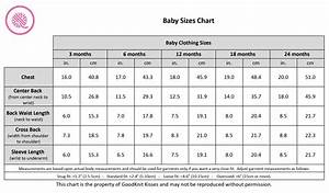 Baby Sizes Chart Common Measurements For Babies From 3 24 Months