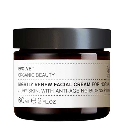 Evolve Organic Beauty Nightly Renew Facial Cream Regenera N No N