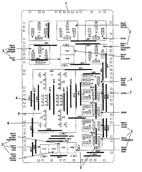 Wrangler jk fuse diagram schematics data wiring diagrams. 2008 Jeep Grand Cherokee Junction Block Fuses & Relays