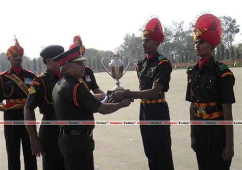 passing out parade at guards regimental centre kamptee