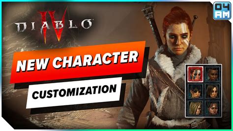 Diablo 4 Character Creation And Customization Barbarian Rogue