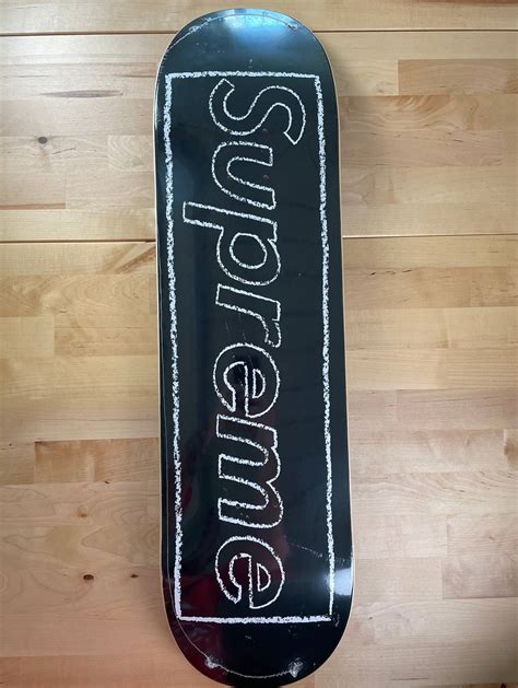 Supreme Supreme Kaws Chalk Logo Skateboard Deck Grailed