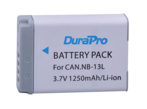 Durapro NB 13L Battery For Canon PowerShot G7