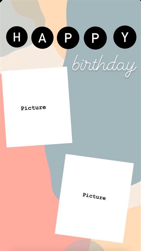 Plantillas Birthday Post Instagram Happy Birthday Template Birthday