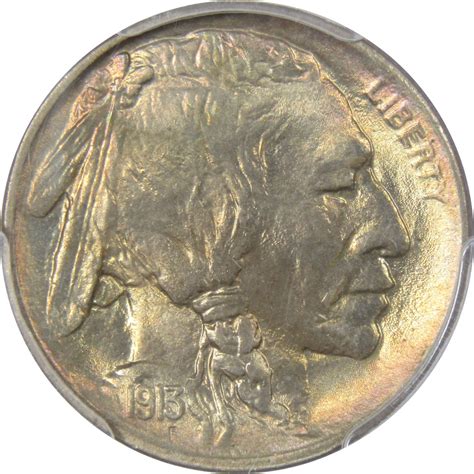 1913 Type 1 Indian Head Buffalo Nickel 5 Cent Piece Ms 67 Pcgs 5c Us