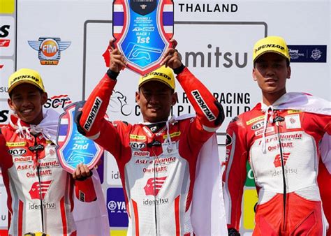 Pembalap Binaan Astra Honda Raih Podium Tertinggi Ttc Buriram