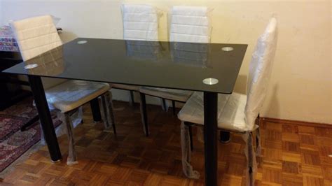 Compra protegida con mercado pago. Mesa De Comedor Con Vidrio Templado - $ 1.900,00 en ...