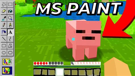 I Made Every Minecraft Texture In Ms Paint Youtube