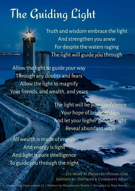 Prosperity Poem The Guiding Light